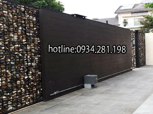 Mẫu cổng tự động hiện đại số 1 tại Tiên Lãng – Hải Phòng – 0934.281.198