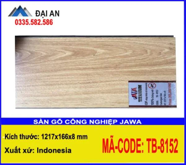 Hình ảnh sàn gỗ công nghiệp Jawa