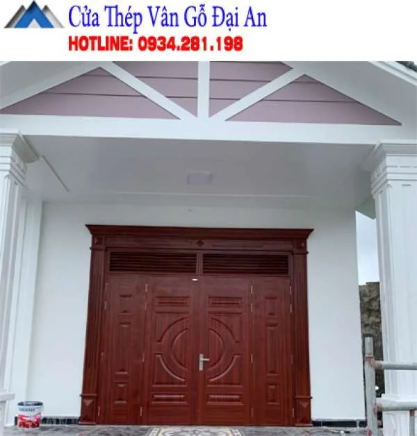 Báo giá cửa thép vân gỗ giá rẻ ở Đồ Sơn Hải Phòng-0934281198