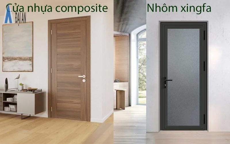 so sánh cửa nhôm và cửa nhựa