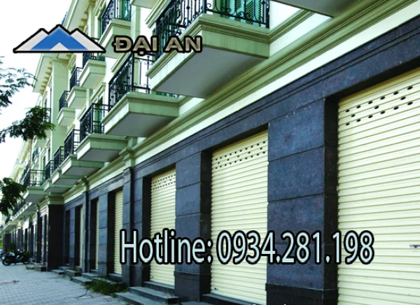 Lắp đặt cửa cuốn giá rẻ cho khu chung cư: LH:cty Đại An