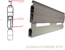 Nan Germany Door G79. Độ dày nan 1.6 - 2.8 mm