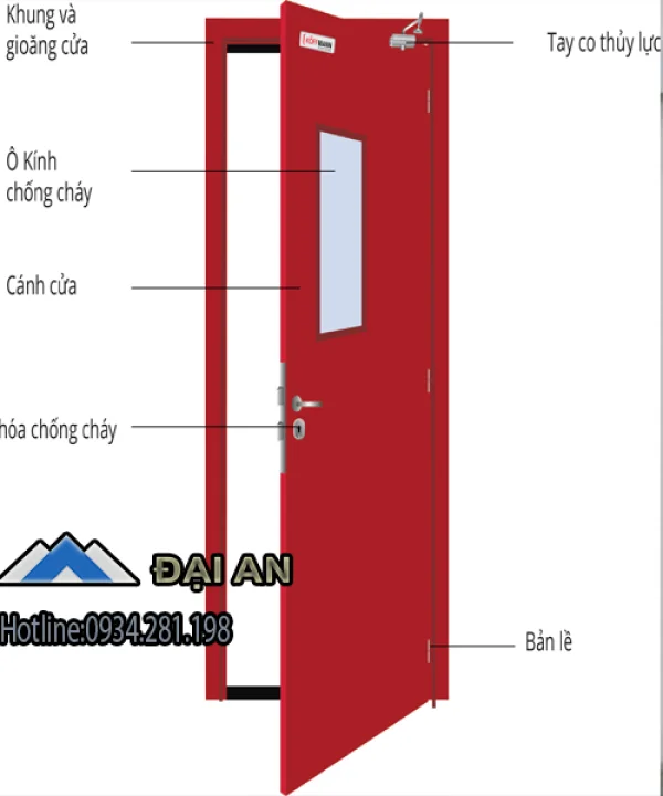 Đại An Door-Hải Phòng nơi mua cửa sắt chống lửa an toàn chất lượng