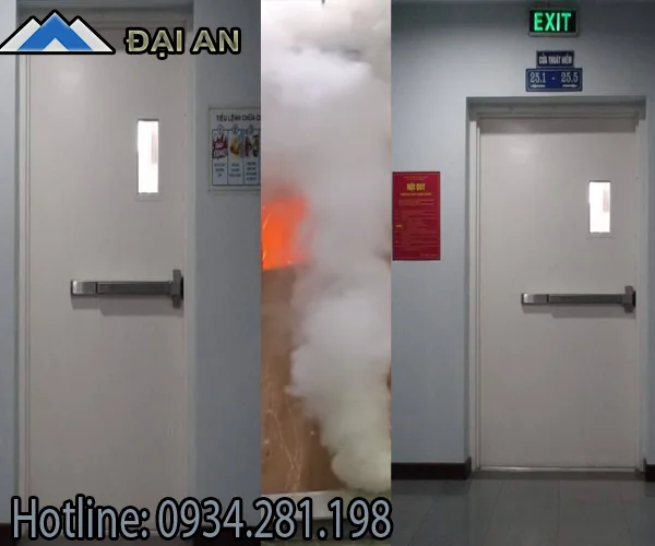 310 Nguyễn Bình Khiêm-Hải Phòng nơi cung cấp cửa chống cháy thoát hiểm chuẩn chất lượng