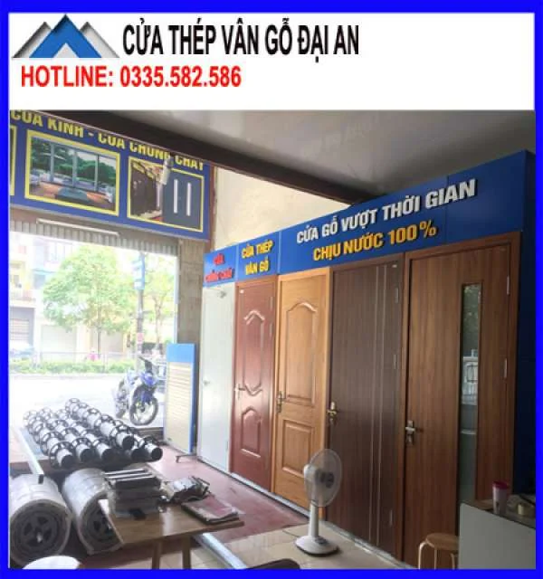 Mua bán cửa thép vân gỗ bền đẹp giá rẻ ở Dương Kinh Hải Phòng