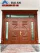 Cửa thép vân gỗ đẹp rẻ tại Kiến Thuỵ, Hải Phòng – LH 0934 281 198